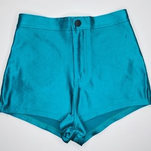 American Apparel High Waisted Disco Shorts
